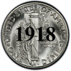 1918 Mercury Dime