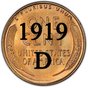 1919-D Lincoln Wheat Cent