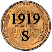 1919-S Lincoln Wheat Cent