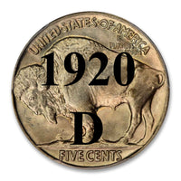 1920-D Buffalo Nickel