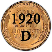 1920-D Lincoln Wheat Cent