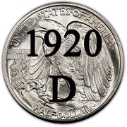 1920-D Walking Liberty Half Dollar