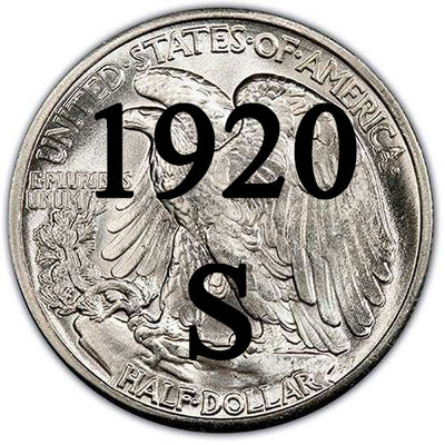 1920-S Walking Liberty Half Dollar