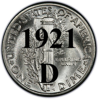 1921-D Mercury Dime