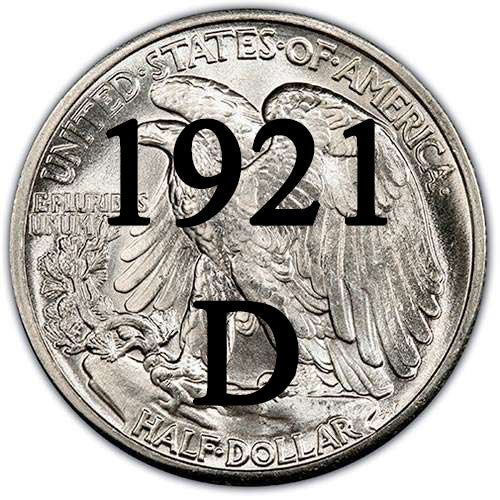 1921-D Walking Liberty Half Dollar | Palm Island