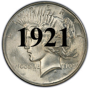 1921 Peace Dollar