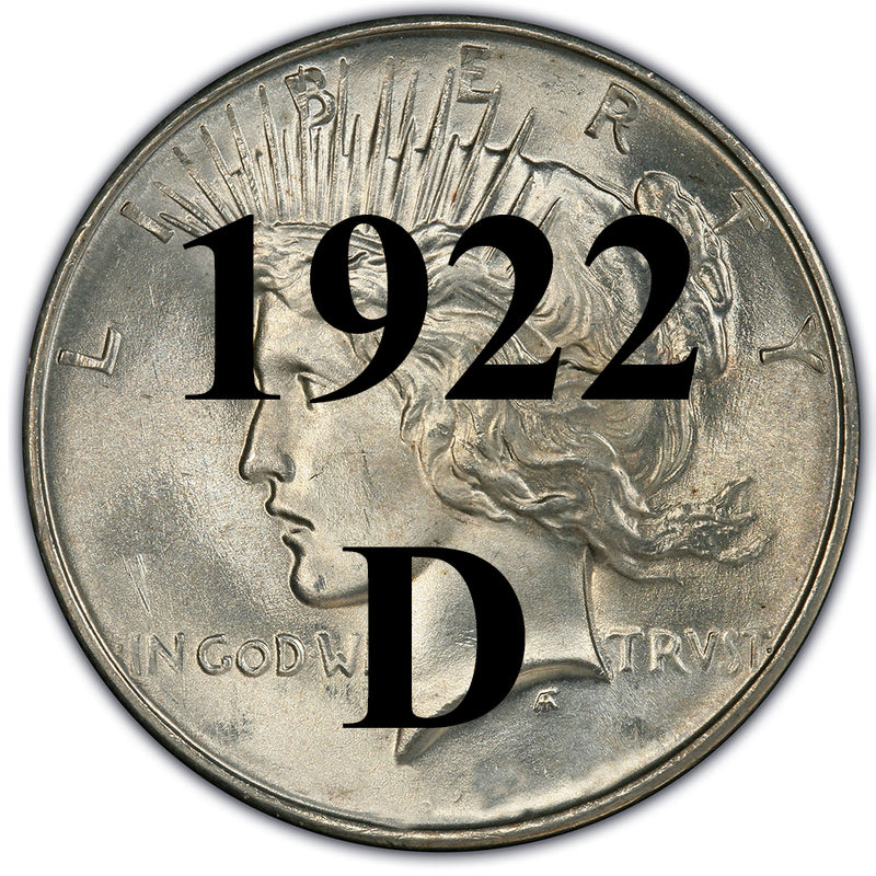 1922-D Peace Dollar