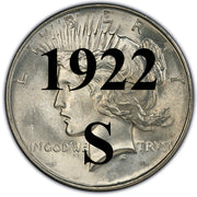 1922-S Peace Dollar