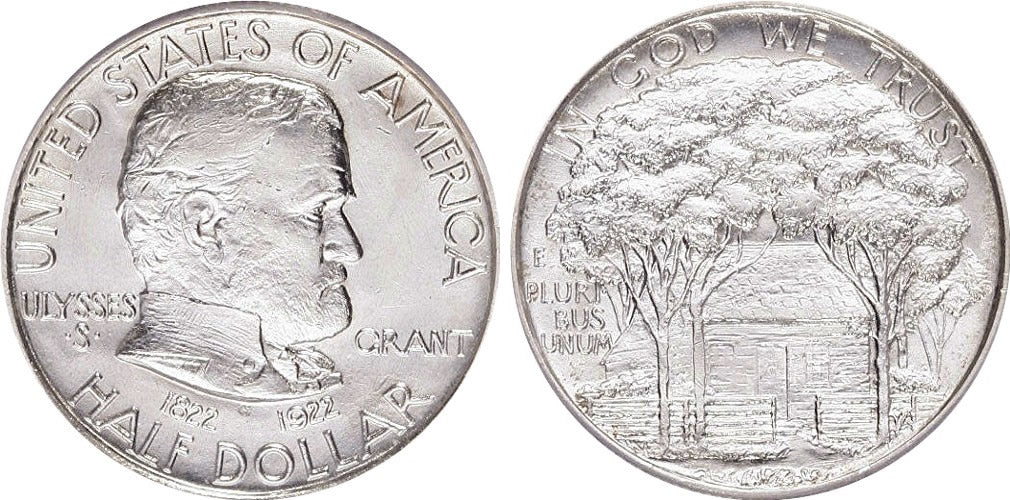 1922 Grant Commemorative Half Dollar