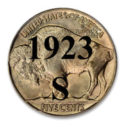 1923-S Buffalo Nickel