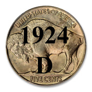 1924-D Buffalo Nickel