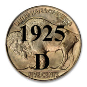 1925-D Buffalo Nickel