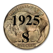 1925-S Buffalo Nickel