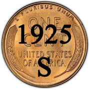 1925-S Lincoln Wheat Cent