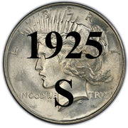 1925-S Peace Dollar