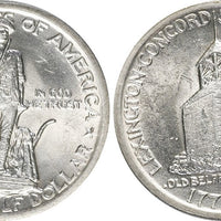 1925 Lexington-Concord Minuteman Commemorative Half Dollar