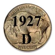 1927-D Buffalo Nickel