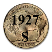 1927-S Buffalo Nickel