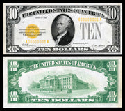 1928 $10 Gold Certificate