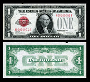 1928 $1 "Funny Back" Red Seal Legal Tender Note