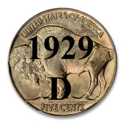 1929-D Buffalo Nickel