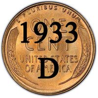 1933-D Lincoln Wheat Cent