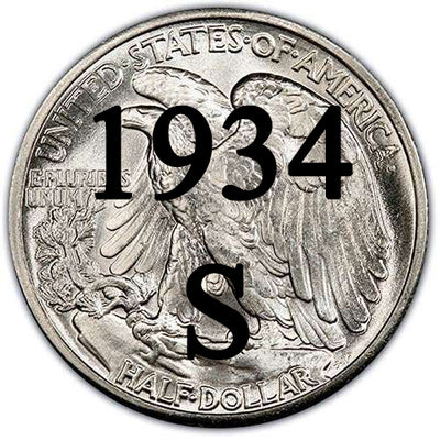 1934-S Walking Liberty Half Dollar