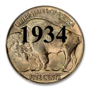 1934 Buffalo Nickel
