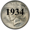 1934 Peace Dollar