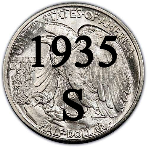 1935-S Walking Liberty Half Dollar | Palm Island