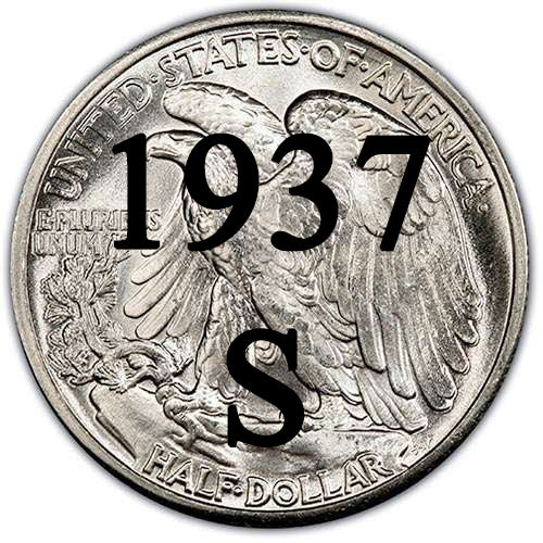 1937-S Walking Liberty Half Dollar | Palm Island