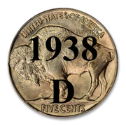 1938-D Buffalo Nickel