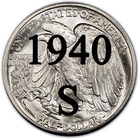 1940-S Walking Liberty Half Dollar