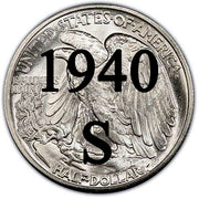 1940-S Walking Liberty Half Dollar