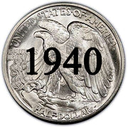 1940 Walking Liberty Half Dollar