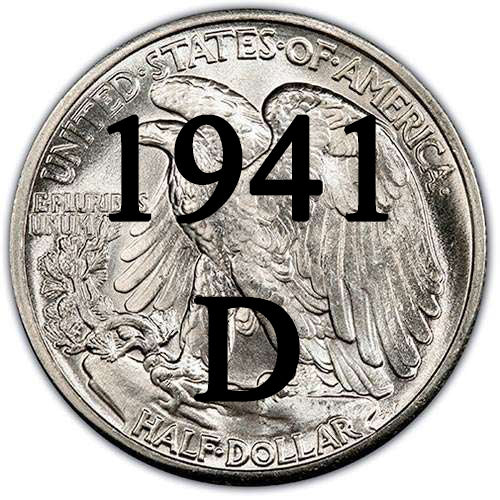 Liberty US-Box WEEDFIN 22cm(35cm)中古美品 1941-D Walking Liberty Half Dollar | Palm Island