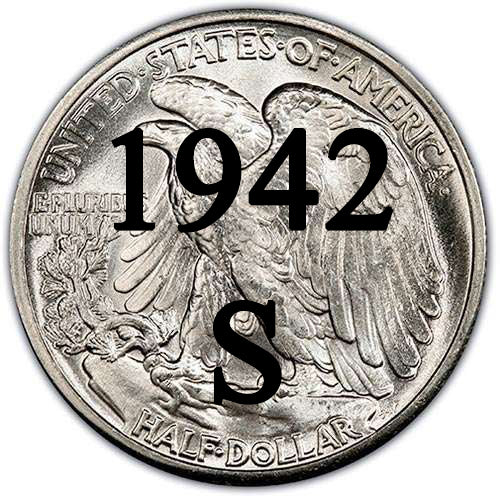 1942-S Walking Liberty Half Dollar | Palm Island