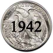 1942 Walking Liberty Half Dollar