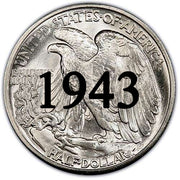 1943 Walking Liberty Half Dollar