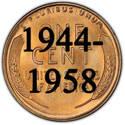 1944-1958 UNC RED Lincoln Wheat Cent