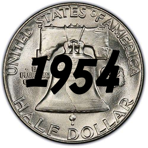 1954 Franklin Half Dollar | Palm Island