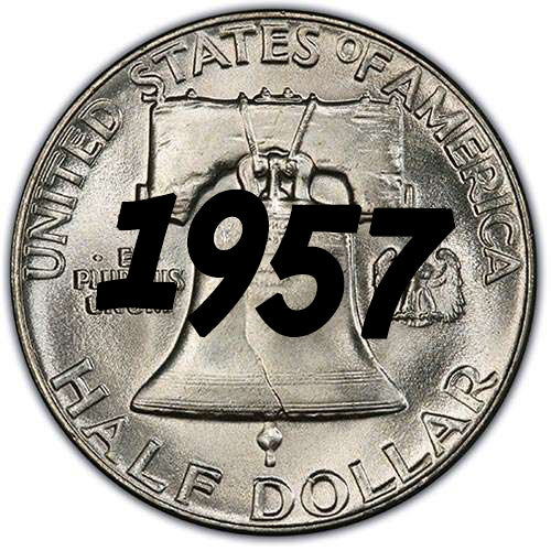 1957 Franklin Half Dollar | Palm Island
