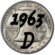 1963-D Franklin Half Dollar