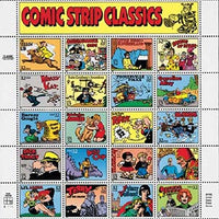 1995 Classics Collection "Comic Strip Classics" Stamp Sheet
