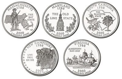 2000 State Quarters, Uncirculated