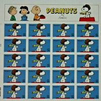 2000 Peanuts Collection "Flying Ace Snoopy" Stamp Sheet