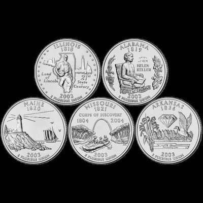 2003 State Quarters, Uncirculated