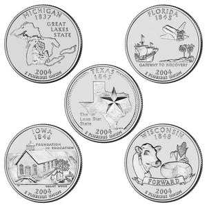 2004 State Quarters, Uncirculated