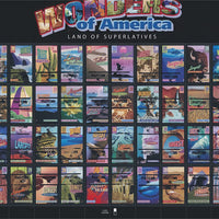 2005 Wonders of America "Land of Superlatives" Stamp Sheet