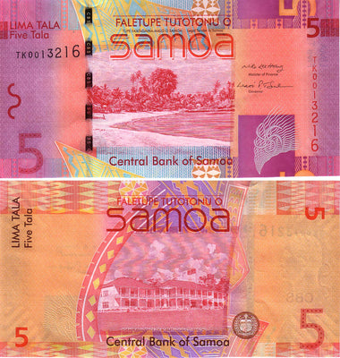 2008 Western Samoa 5 Tala 